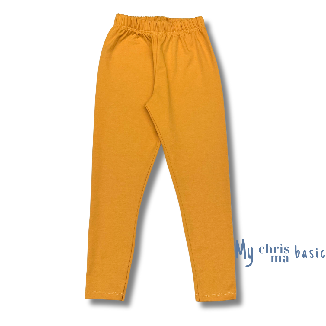Legginsy Musztardowe