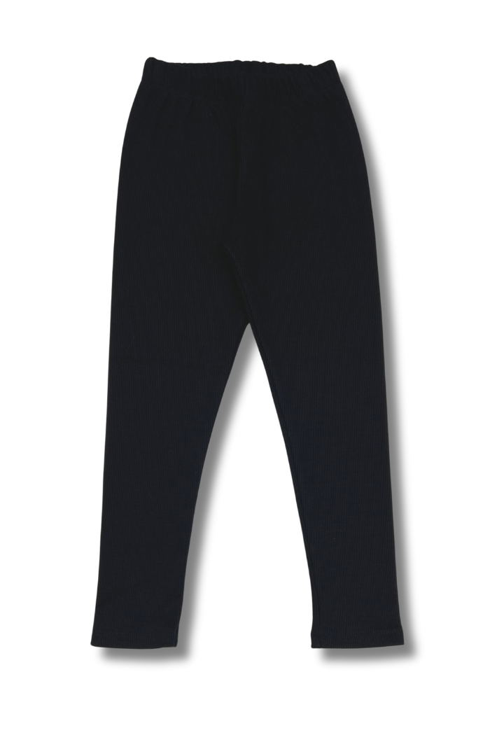 Legginsy Prążek Czarne