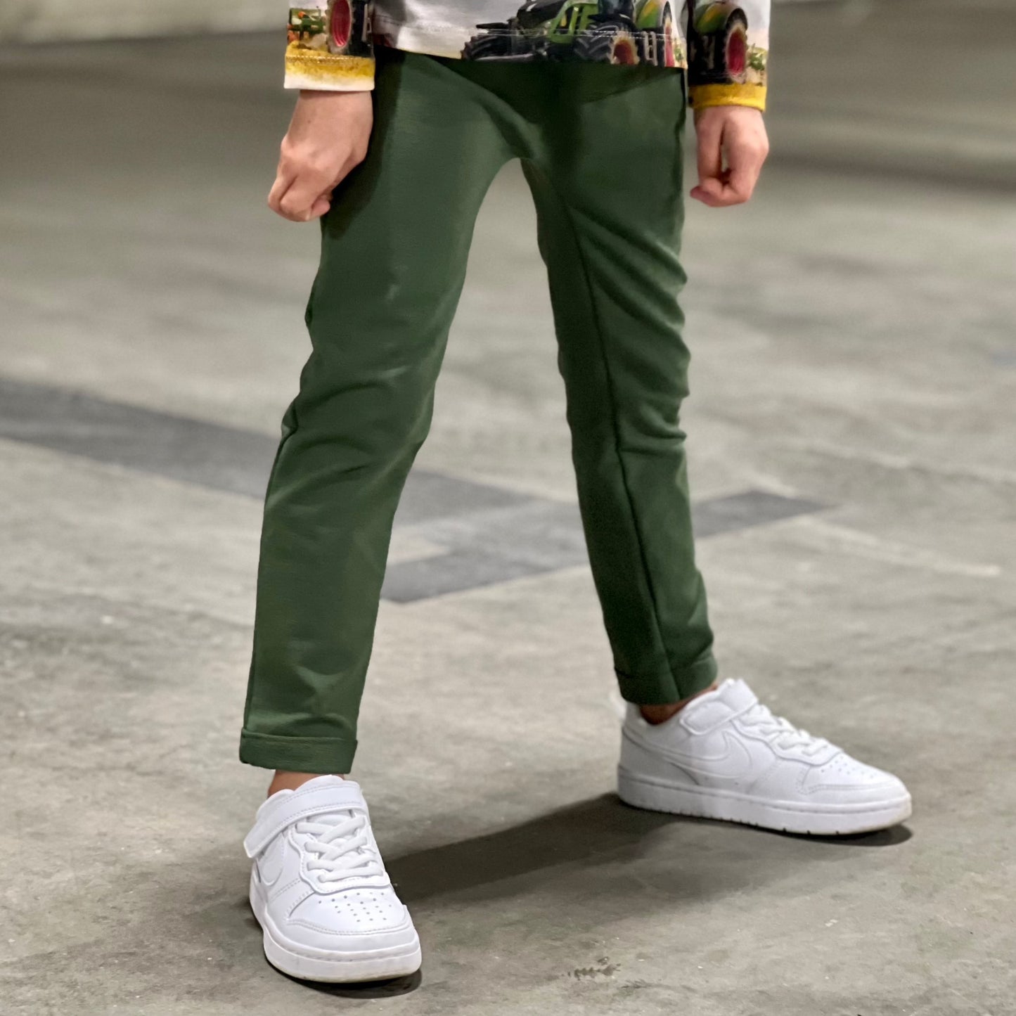 Reliable olive pants