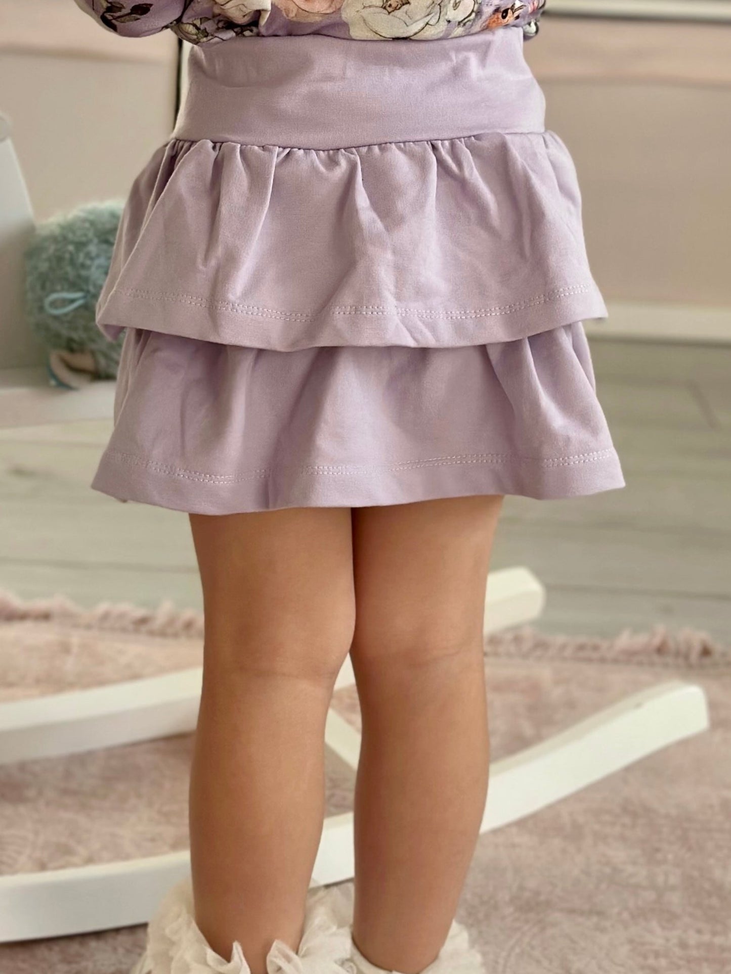 Beige tulle skirt