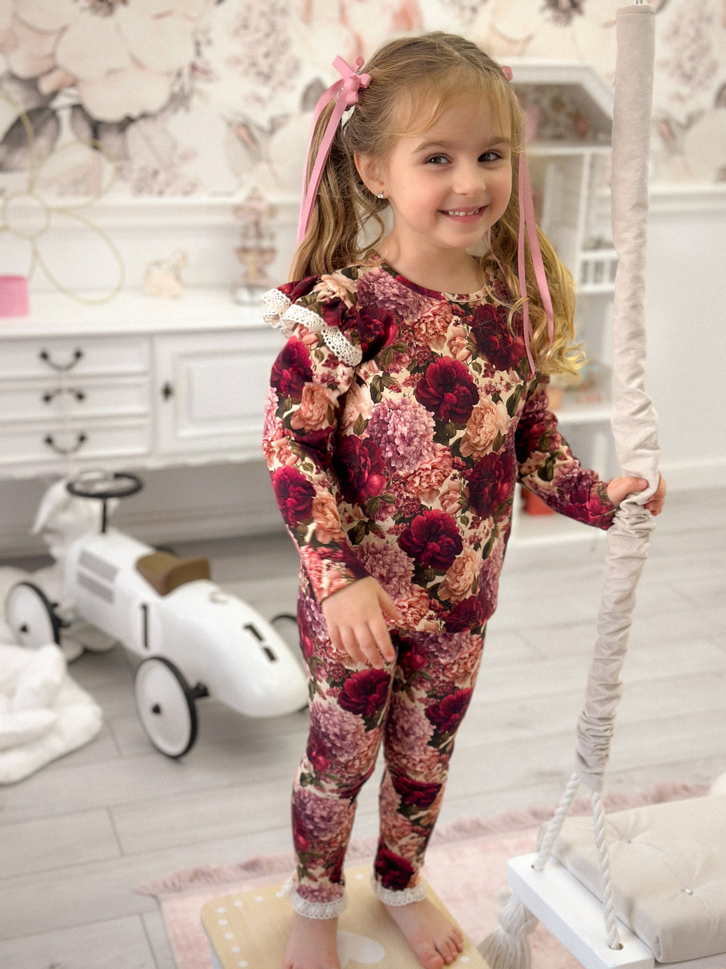 Legginsy Różany Ogród