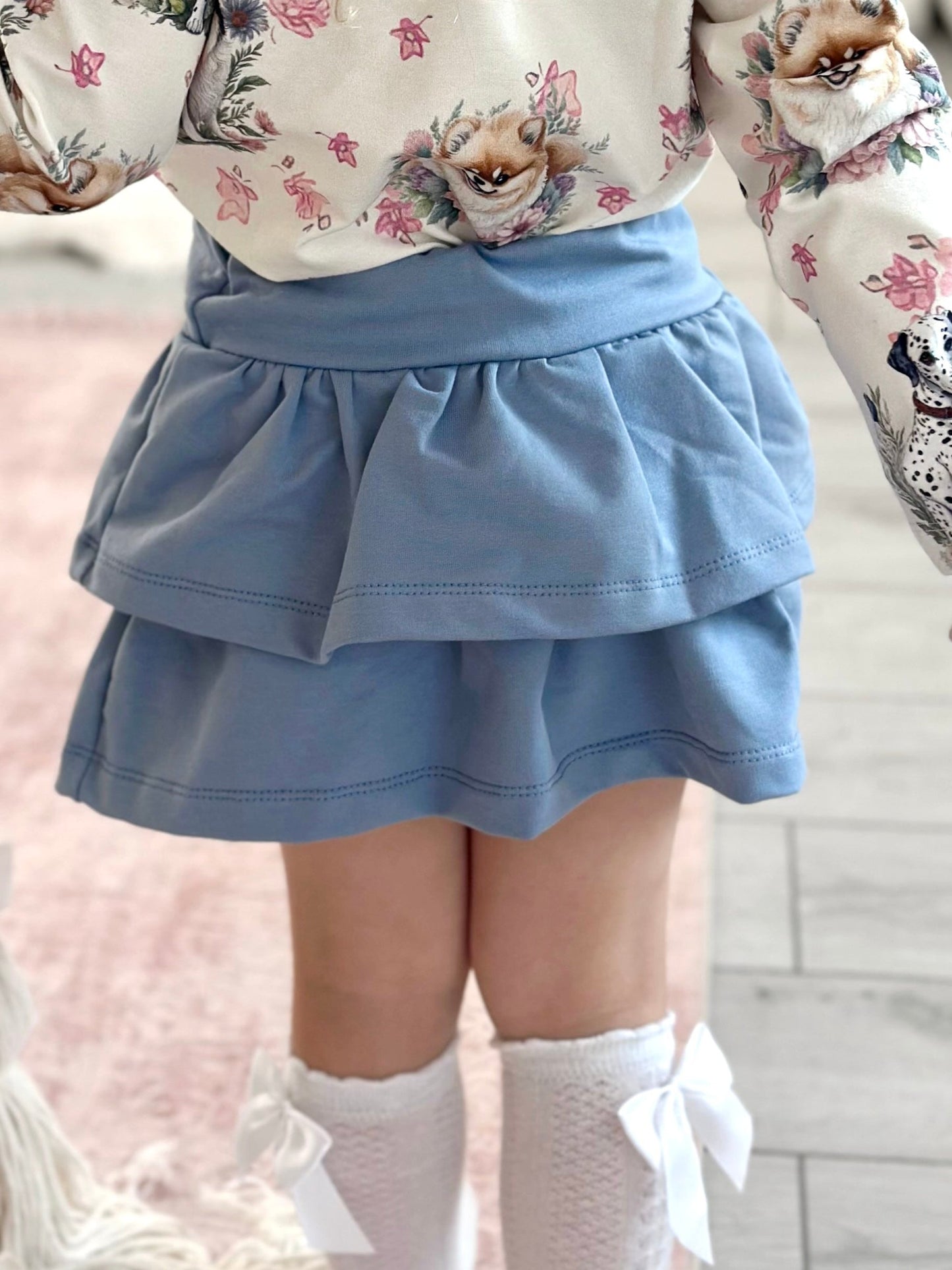 Beige tulle skirt