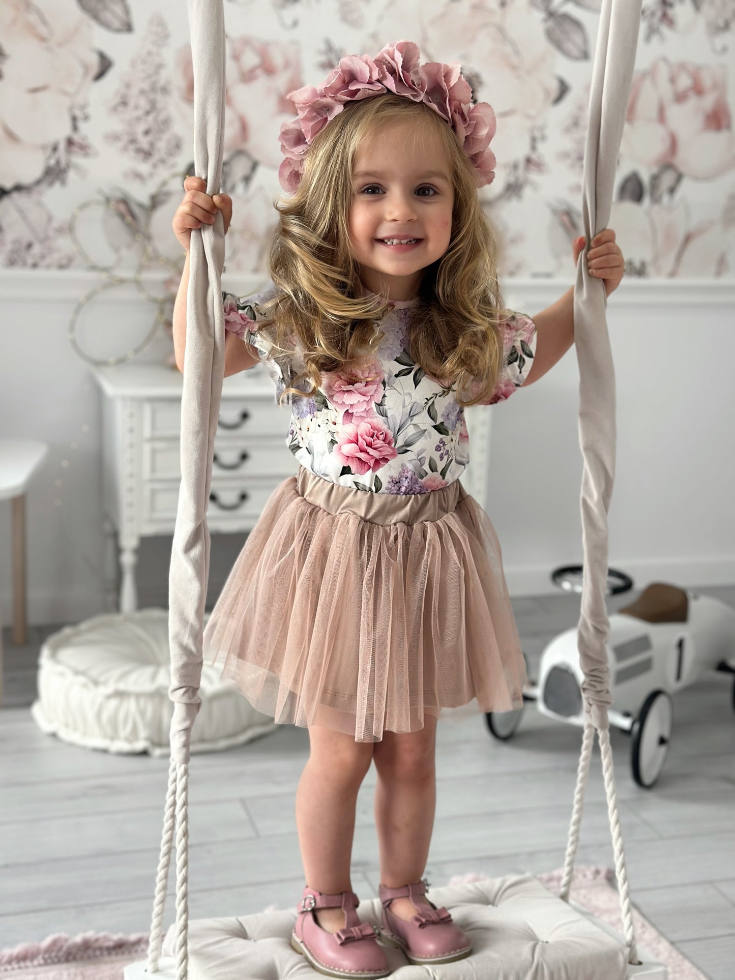 T-shirt Peonie i Bez