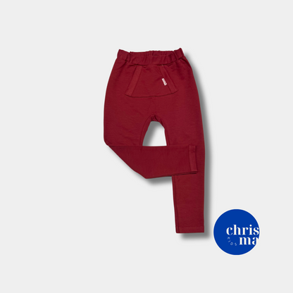Reliable burgundy trousers