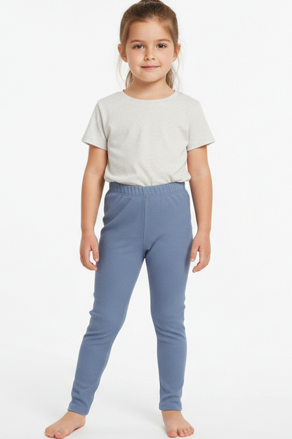 Legginsy Prążek Jeans