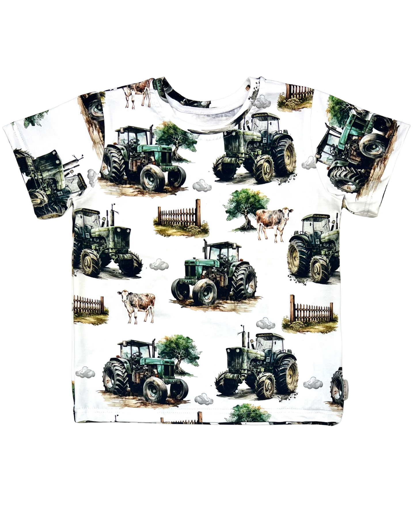 T-shirt Tractor Cow Life