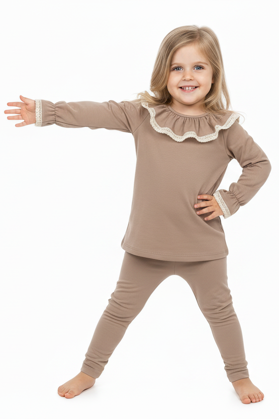 Komplet Noelle Beżowy