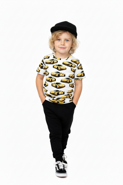 T-shirt Yellow MacLaren