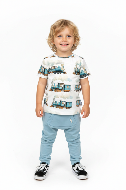 T-shirt Colorful Trains