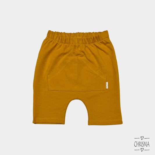 Mustard shorts 