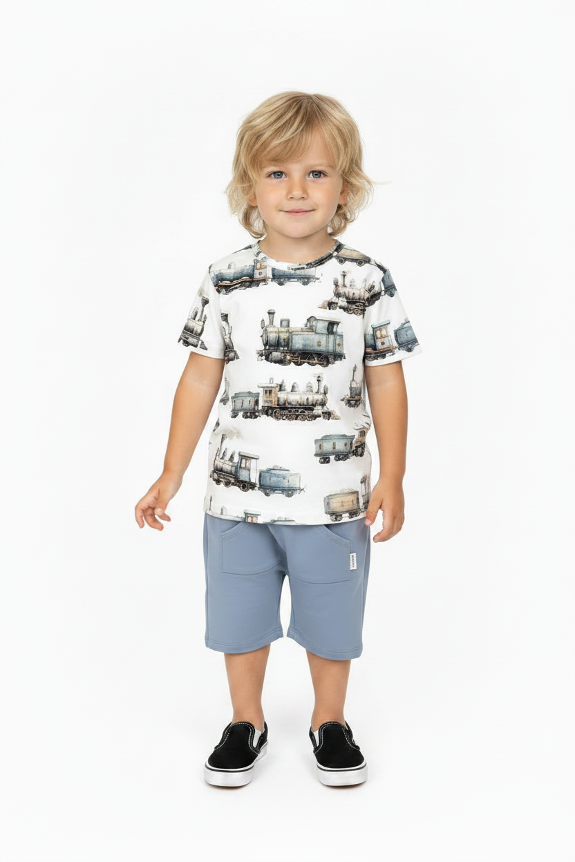 T-shirt Retro Train