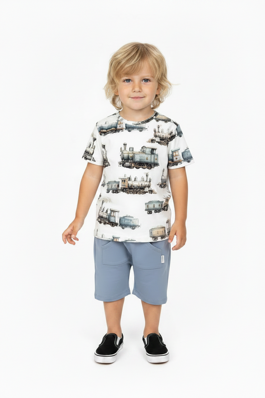 T-shirt Retro Train