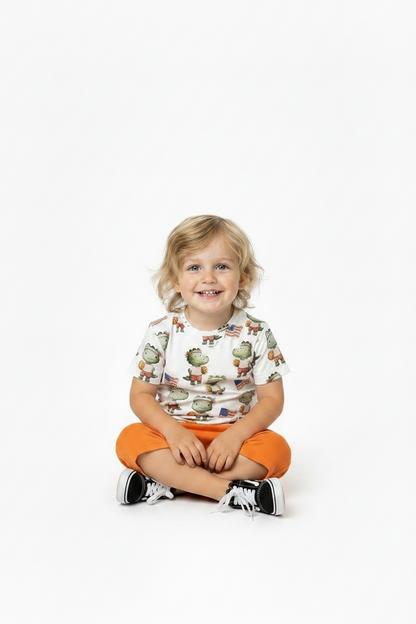 T-shirt Crocodile Basketball