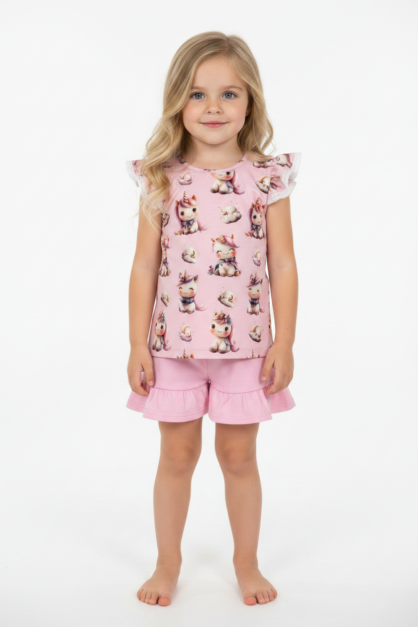 T-shirt Pink Unicorn