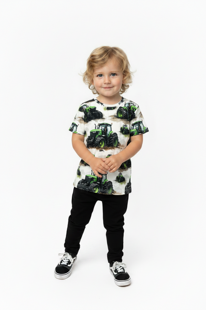 T-shirt Tractor Green John
