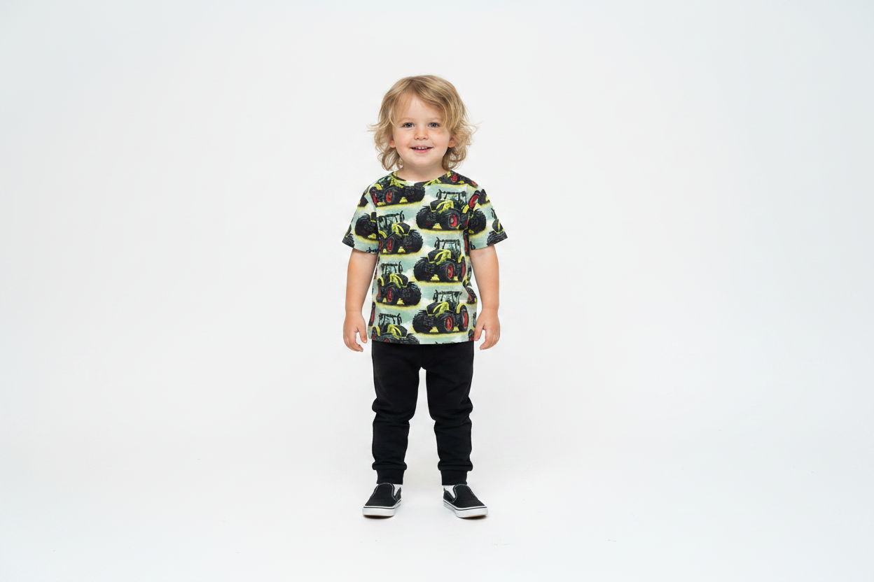 T-shirt Tractor Lime