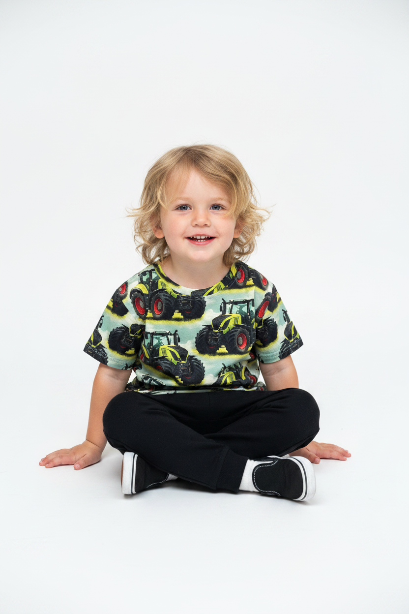 T-shirt Tractor Lime