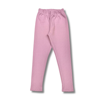 Legginsy Prążek Orchid
