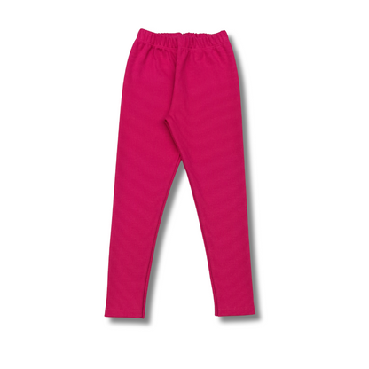 Legginsy Prążek Fuksja