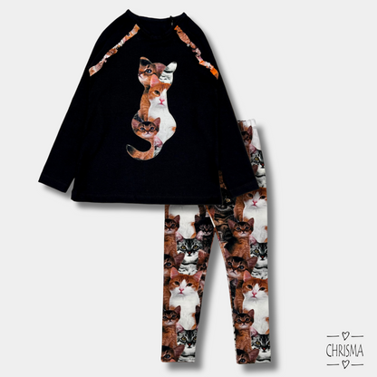 Komplet Cats Brown