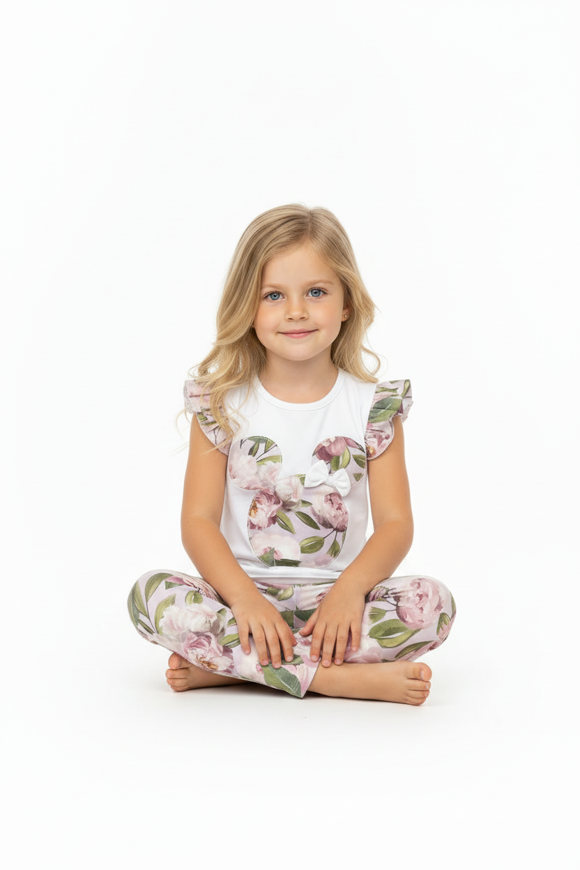 Komplet Miki Pink Peonies