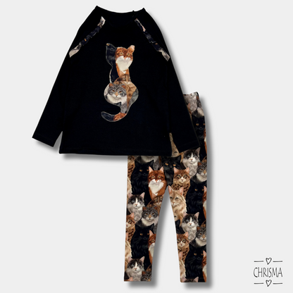 Komplet Cats Black