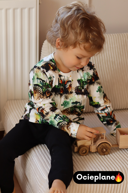 Grubsze Spodnie Czarne