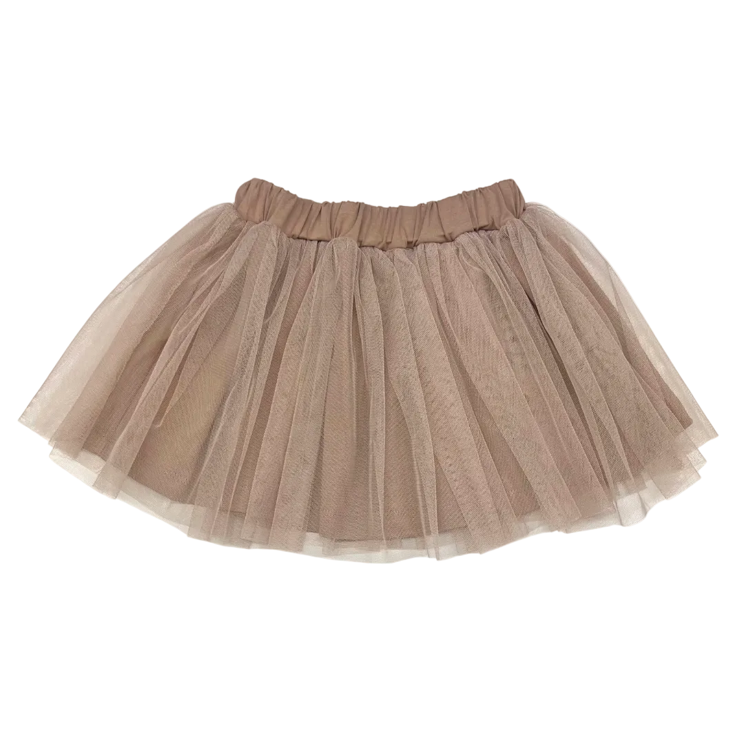 Beige tulle skirt