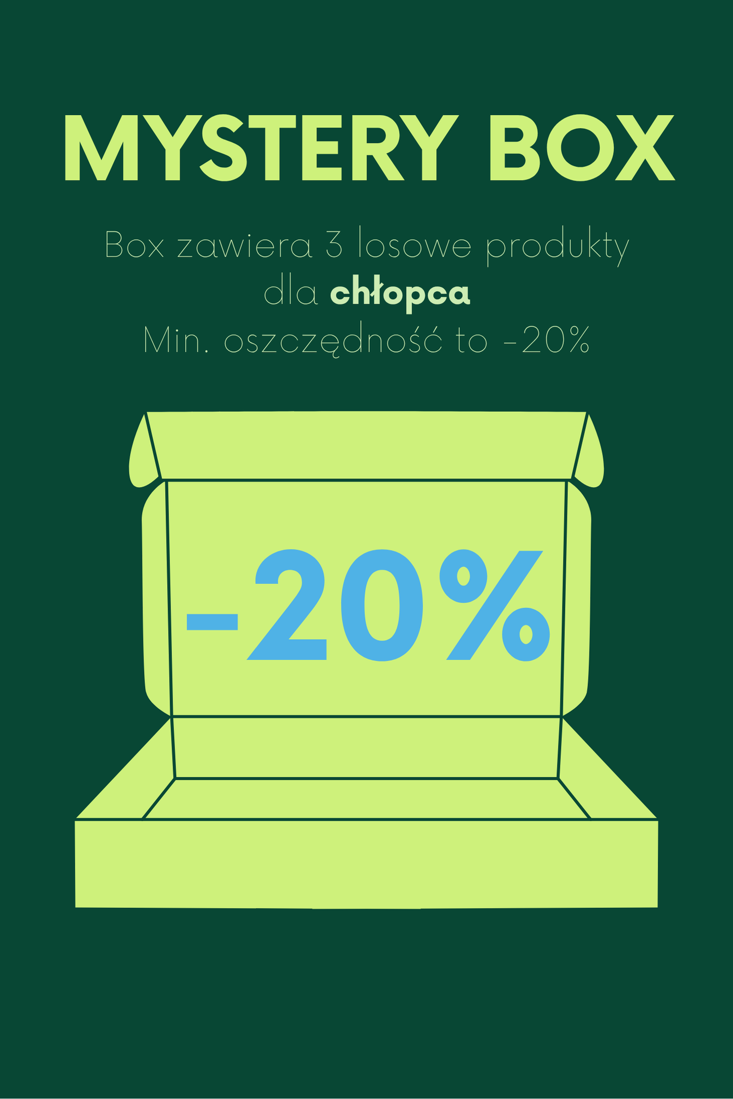 Pudełko Niespodzianka Chłopiec  -20%
