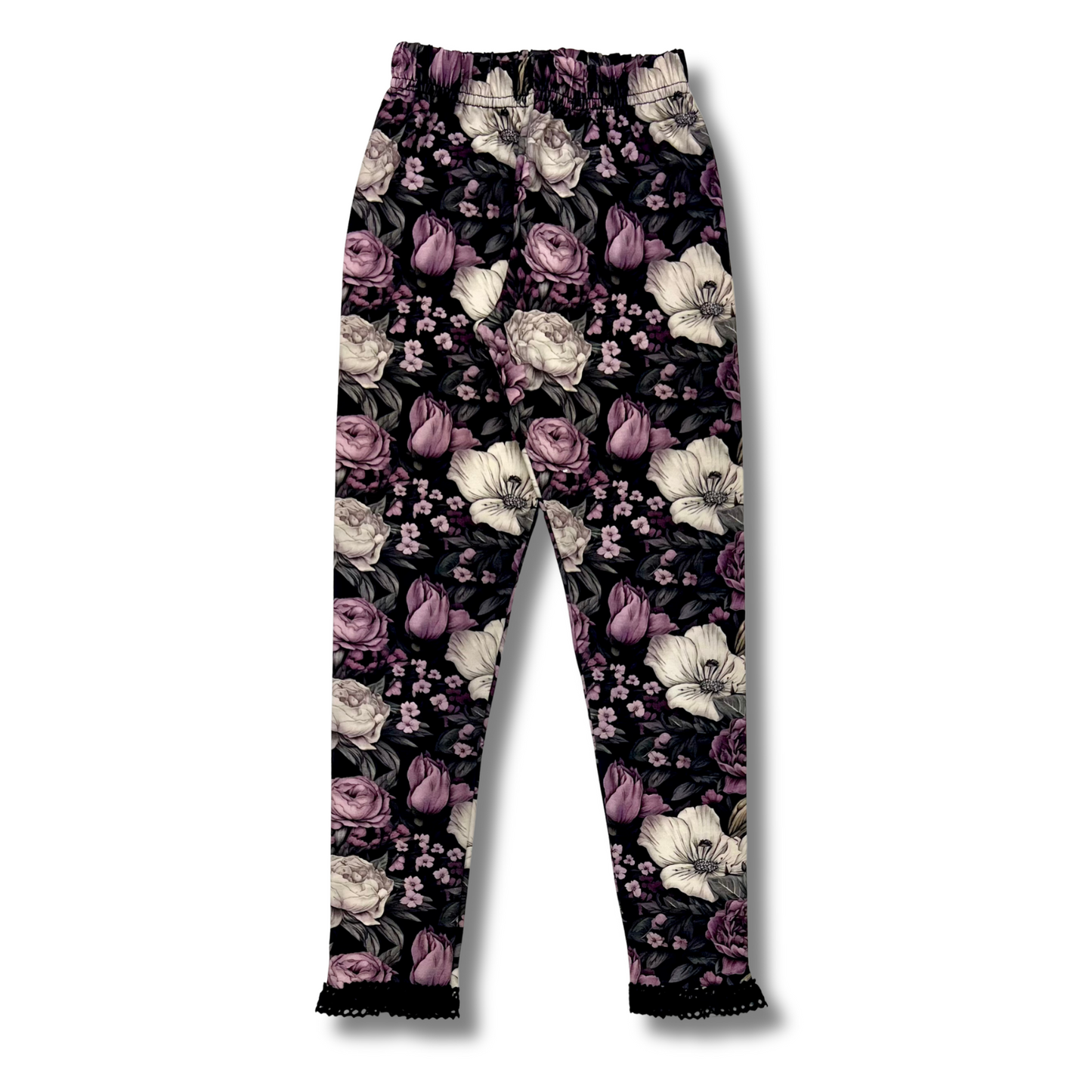 Legginsy Peonie Koronka
