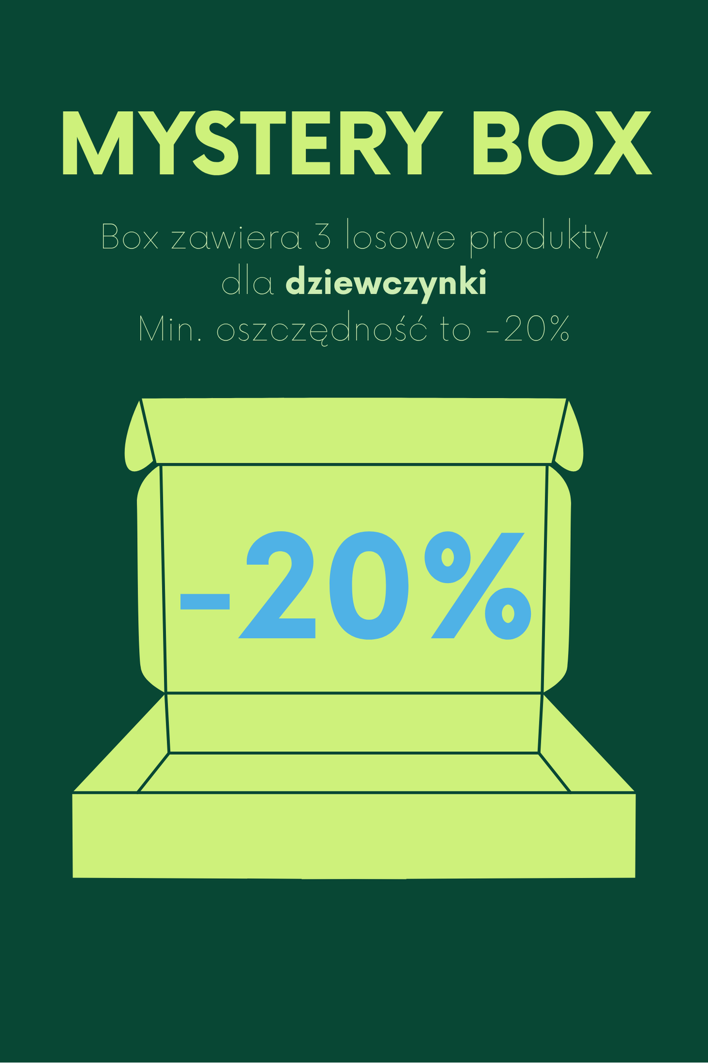 Pudełko Niespodzianka Dziewczynka -20%
