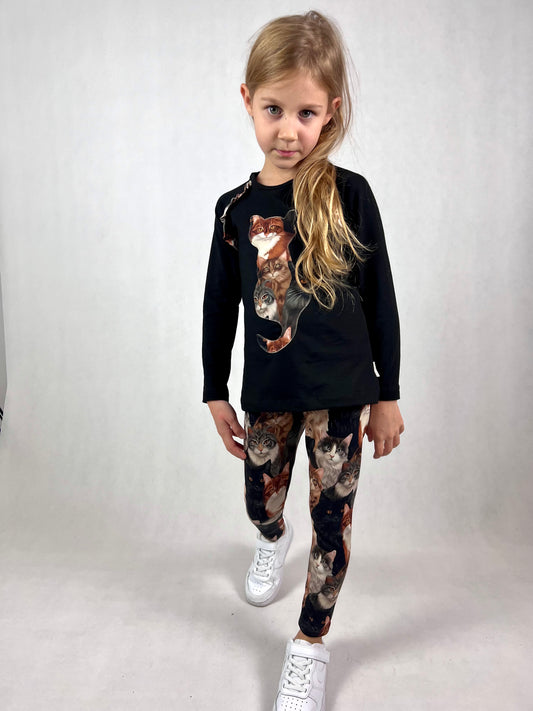 Komplet Cats Black