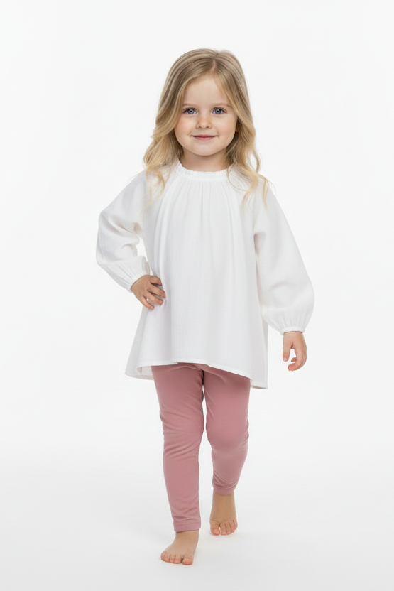 Legginsy Pudrowy Róż