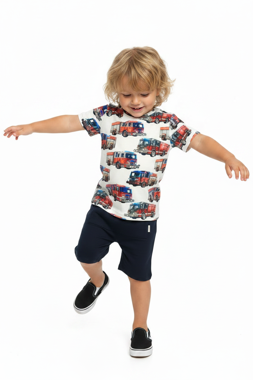 T-shirt Firetruck