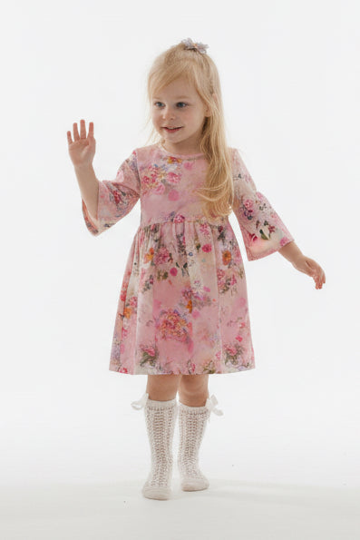 Sukienka Kwiaty Ombre