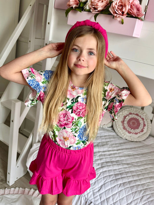 Szorty Lily Fuksja