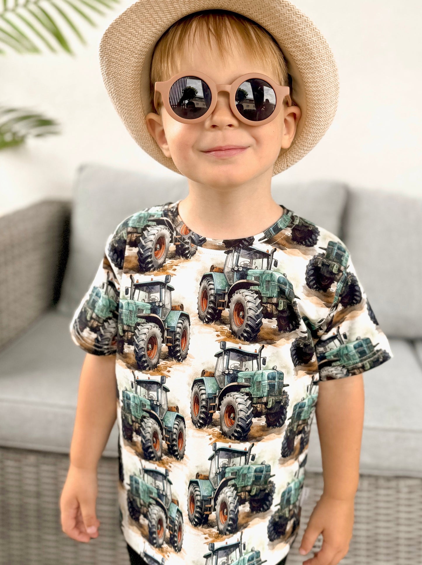 T-shirt Traktor Turkus