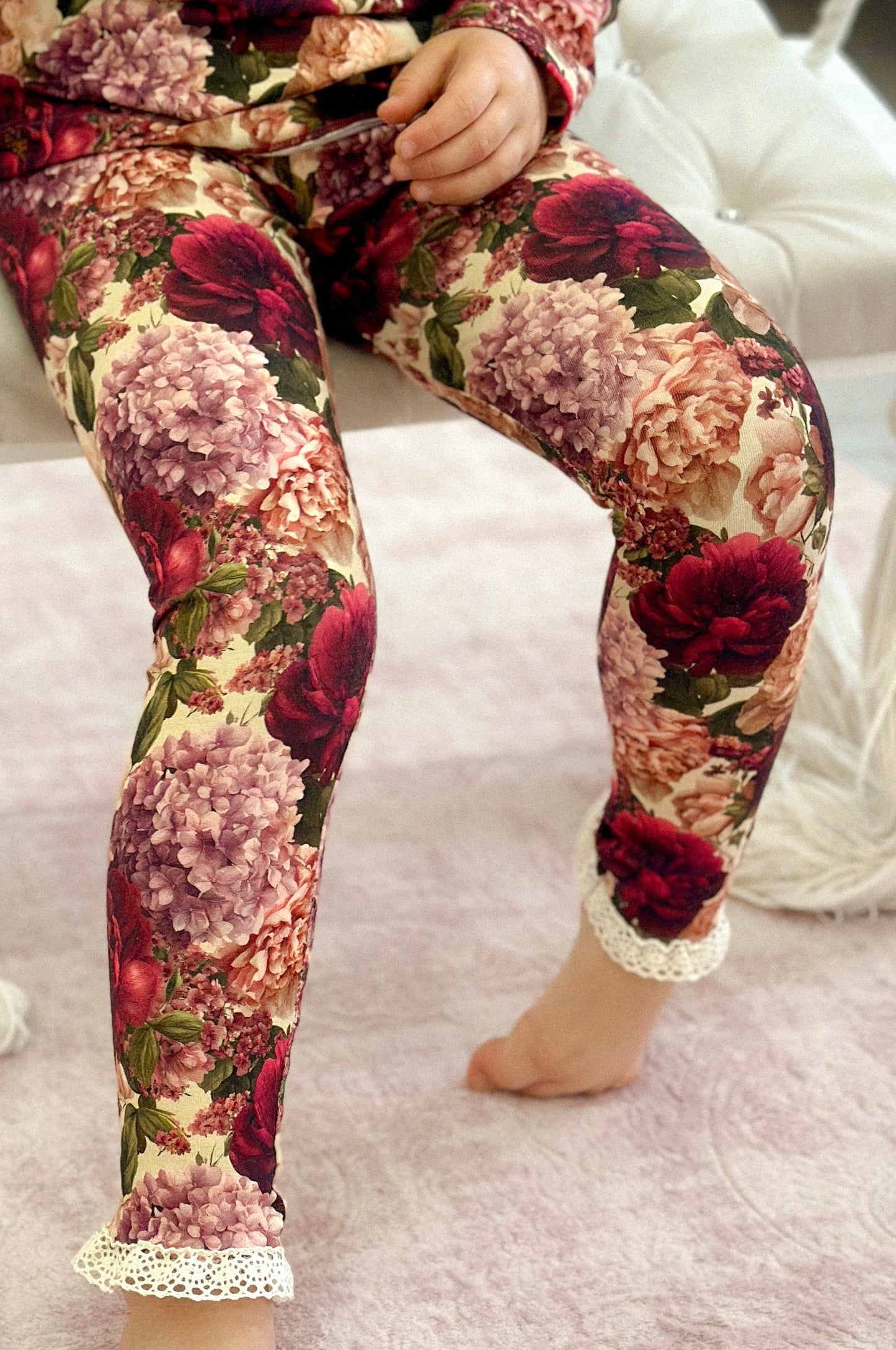 Legginsy Różany Ogród