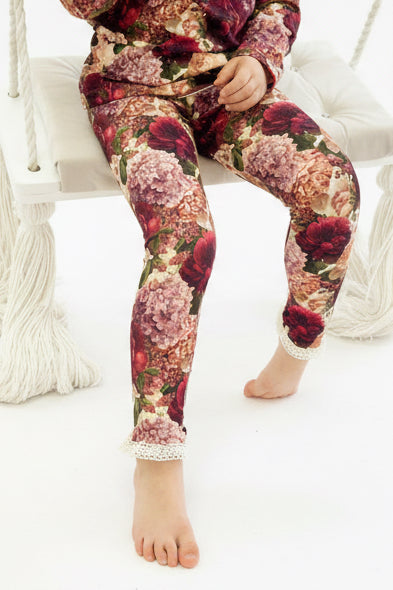 Legginsy Różany Ogród