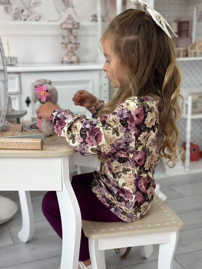 Bluza Peonie Fiolet