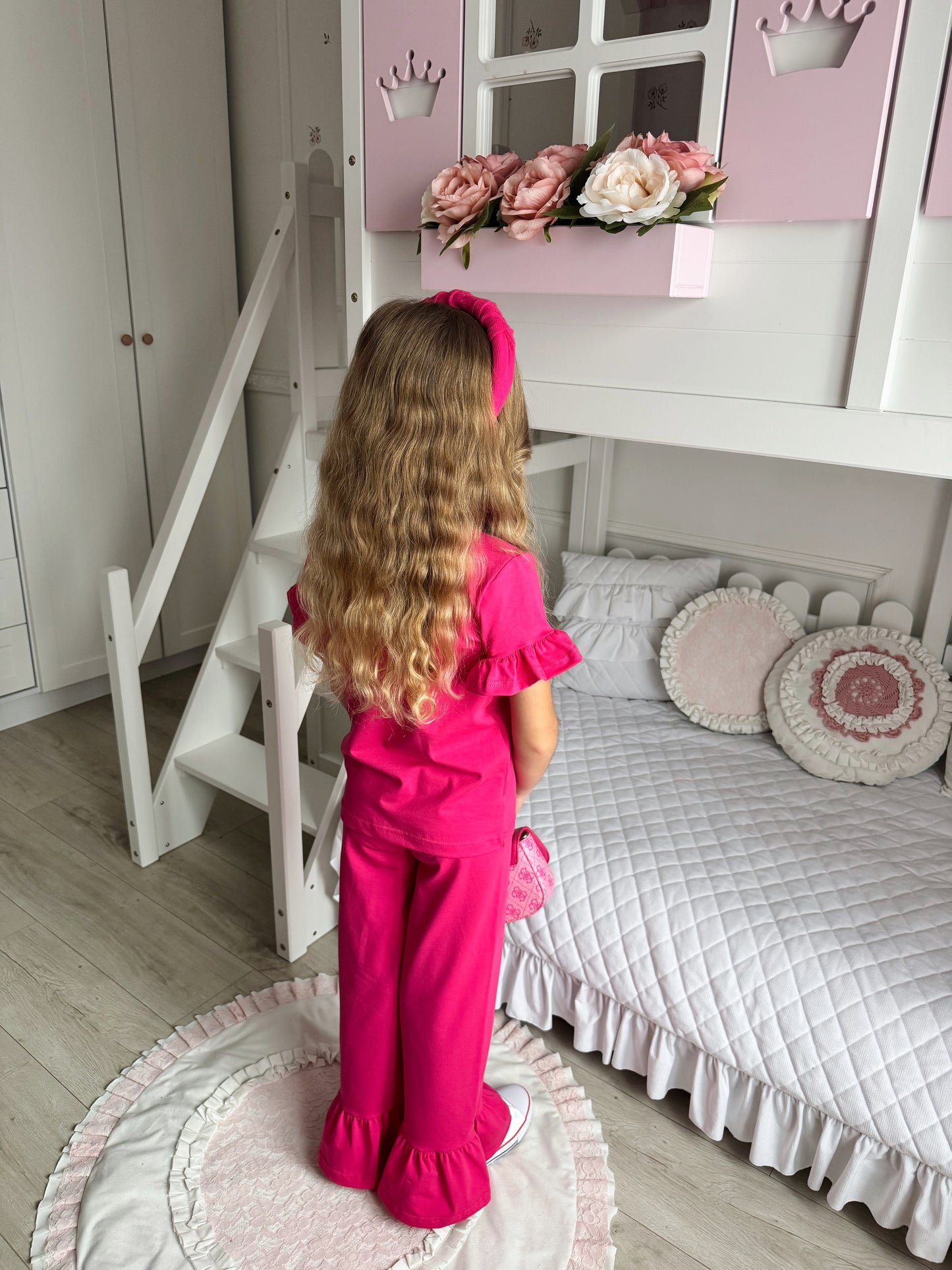 Komplet Bella Fuksja