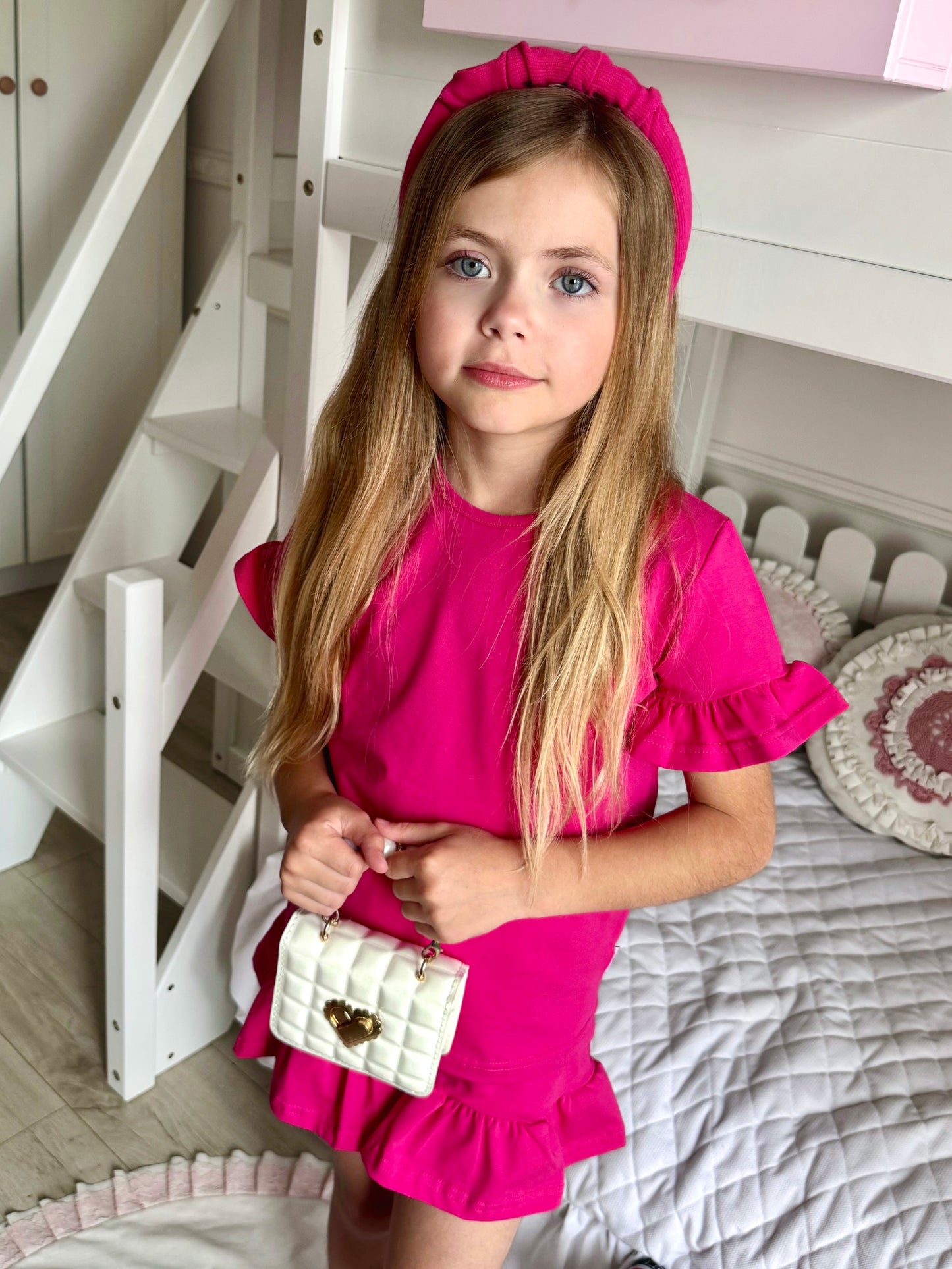 Komplet Mini Bella Fuksja