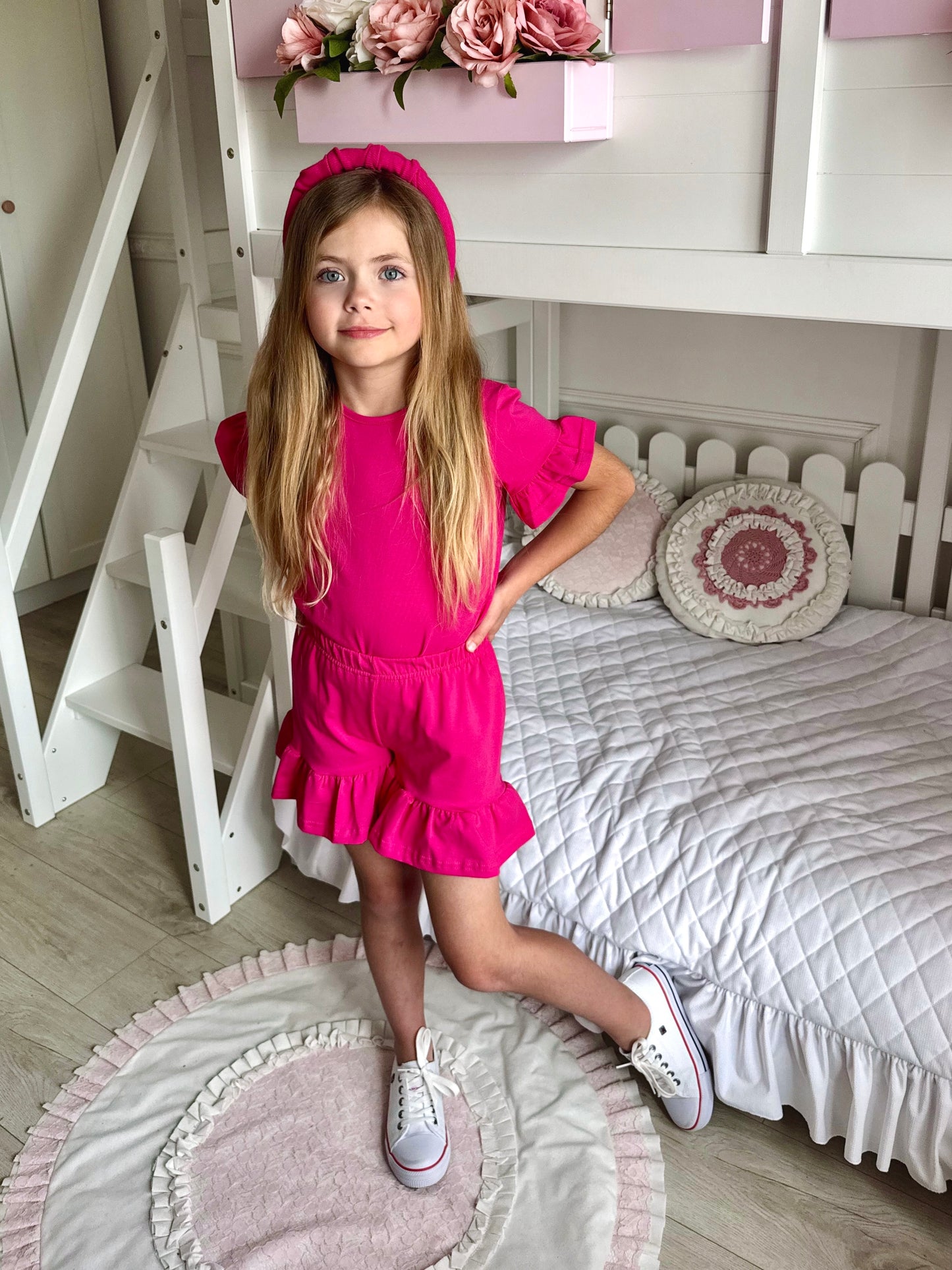 Szorty Lily Fuksja
