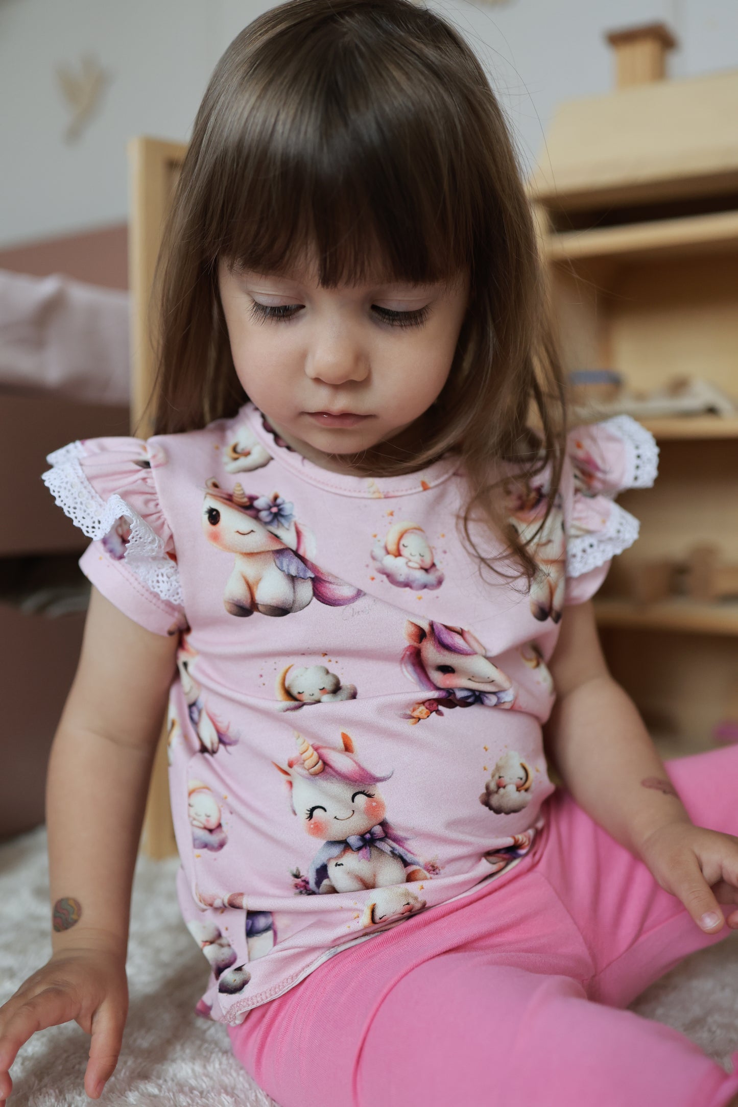 T-shirt Pink Unicorn