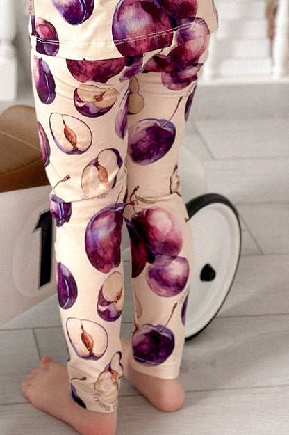 Legginsy Śliweczki