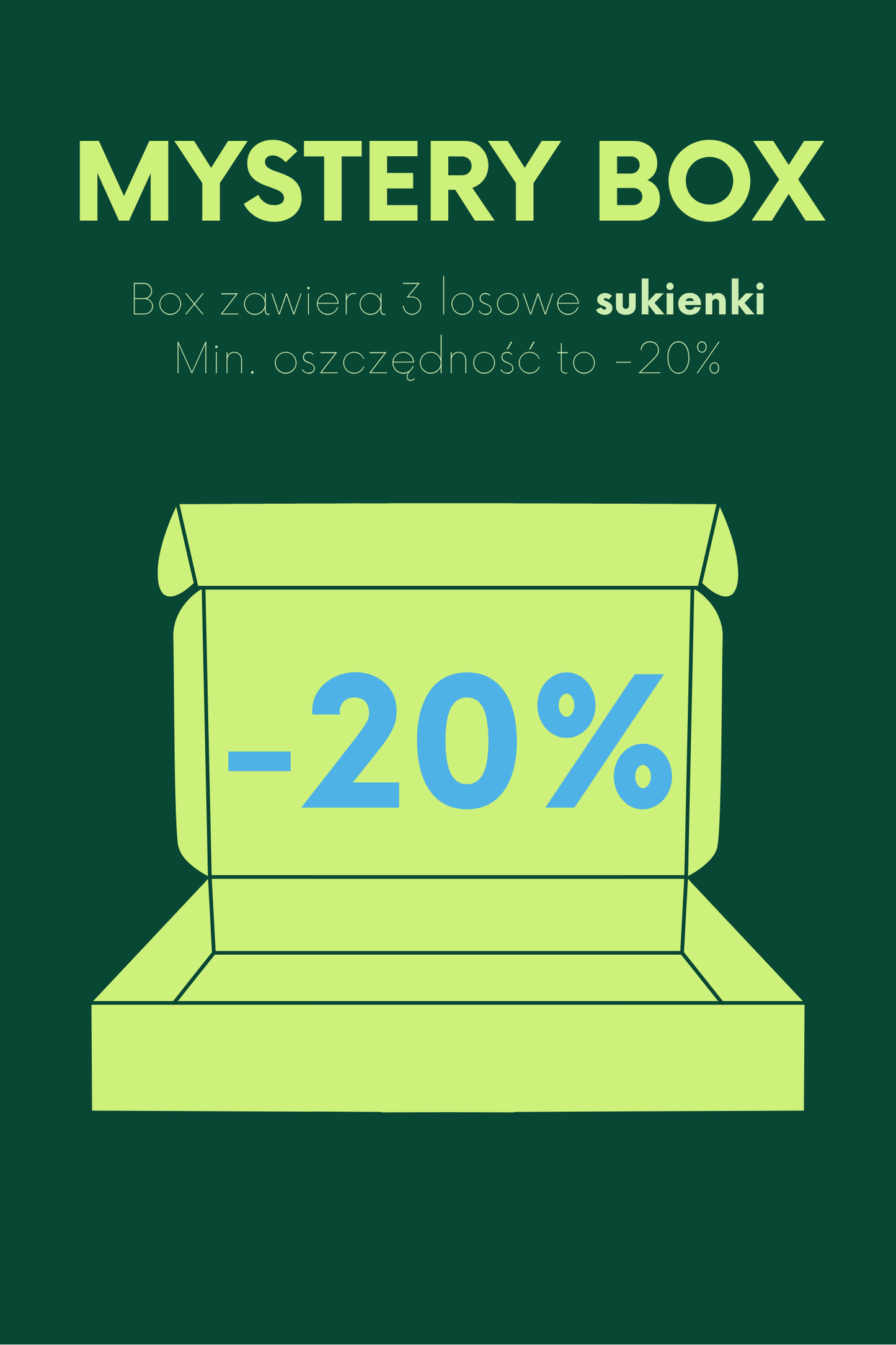 Pudełko Niespodzianka Sukienki -20%